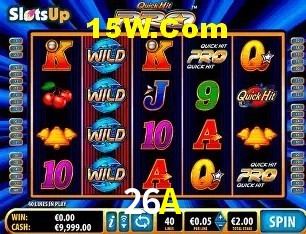 Slots com jackpots e giros grátis na 26A